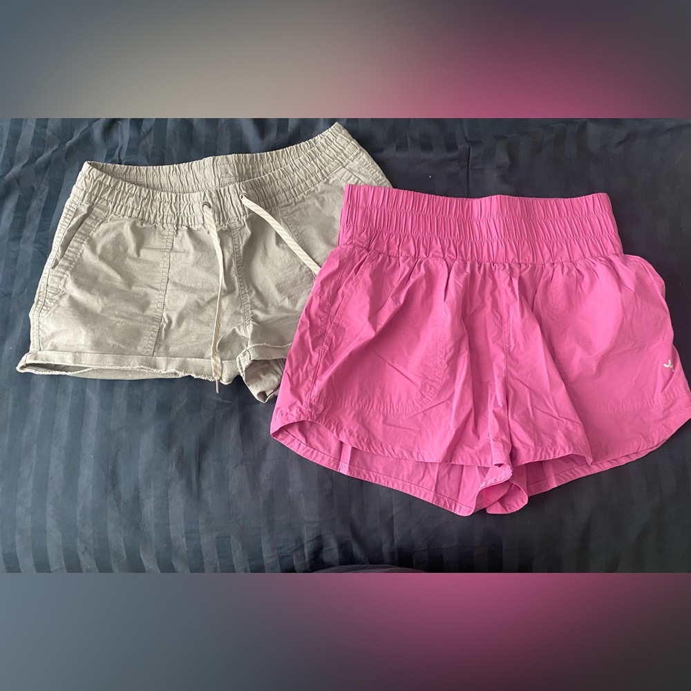 Vuori vintage ripstop shorts and Joy Lab shorts